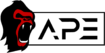 Academy Performance Enhancement (APE) logo with black and red ape illustration next to the brand name